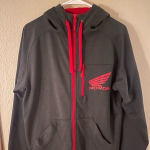 HONDA zip up hoodie